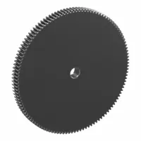 Hubless Spur Gear: Module m 1, 120 Teeth, 10 mm Bore Dia, Black Oxide Coated Carbon Steel, Hubless (MPN SSA1-120)