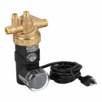 Circulating Pump: 1/150 hp HP, 115V AC, Brass, 1, 5 ft Max. Head, 4 13/32 in Face to Face (MPN E1-BCAFNRTW-01)