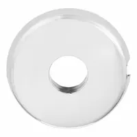 APPROVED VENDOR Shower Arm Flange: Compatible Product Type Shower Arms, ABS, Chrome Finish (MPN 15041)