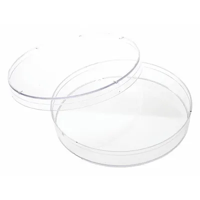 CELLTREAT Petri Dish: 100 mm Dia, 15 mm Overall Ht, No Surface Treatment, Polystyrene - Petri Dishes