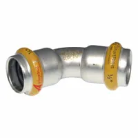 APOLLO Crimp Elbow Fitting: 2 in Pipe x 2 in Pipe Size, Press-fit x Press-fit, HNBR, SmartPress (MPN 123456856)