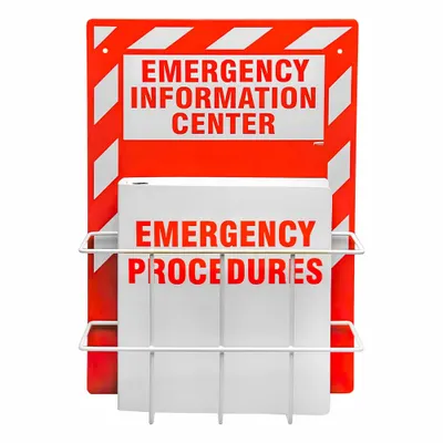 BRADY Information Center: Information Center, 20 in Overall Ht, 14 in Overall Wd - Safety