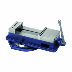 This PALMGREN CNC milling machine vise features a smooth face design for clamping workpieces during precision machining operations. With a maximum jaw opening of 8 3/4 in and a throat depth of 1 3/4 in, it is suited for general milling, drilling, and grinding tasks in industrial metalworking and fabrication shops.
