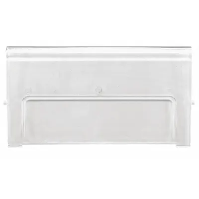 QUANTUM STORAGE SYSTEMS Bin Window: 8 1/2 in x 2 1/2 in, For 6 3/4 in Bin Wd, Clear - Bin Windows