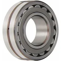 General purpose spherical roller bearing with a 220 mm bore, tapered 1:30 bore, 340 mm outer diameter, and 118 mm overall width. Designed to accommodate heavy radial loads and moderate axial loads in both directions, as well as misalignment or shaft deflection. Suitable for use in industrial gearboxes, mining conveyors, pulp and paper mills, and heavy machinery.