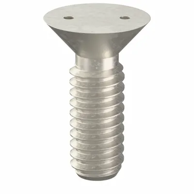 TAMPER-PRUF SCREW Tamper Resistant Screw: 1/4"-20 Thread Size, 3/4 in Lg, Stainless Steel - Flat Head Tamper-Resistant Machine Screws