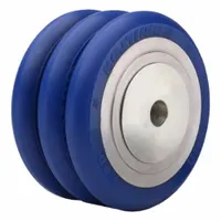HAMILTON Caster Wheel: 6 in Wheel Dia., 3 in Wheel Wd, Polyurethane, 2,200 lb Load Rating, Aluminum (MPN W-630-SWC85-3/4)
