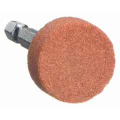 Aluminum Oxide Abrasive Point, Dish Shape, 1 in Head Width, 3/8 in Head Length, Single Piece