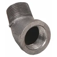 Metal Pipe Elbow: 1 in x 1 in, Threaded x Threaded, Class 150, 300 psi @ 150° F, 45° Elbow (MPN 0310027602)