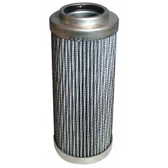Fiberglass hydraulic cartridge filter element for removing contaminants from hydraulic fluid in industrial systems. Suitable for high-pressure filtration in mobile and stationary hydraulic circuits. Cross-referenced as HC9020FKN4H and 1.07.04D05BN.