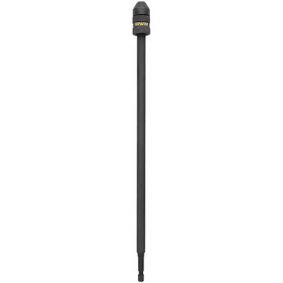 IRWIN Bit Holder: Bit Holder, Impact, 1/4 in Compatible Bit Size - Quick-Change Bit Holders