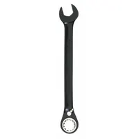 PROTO Combination Wrench: Alloy Steel, Black Chrome, 7/8 in Head Size, 11 1/2 in Overall Lg, Offset (MPN JSCV28)