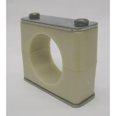 BEHRINGER PIPE SYSTEMS Beta Clamp: Smooth Bore, 316 Stainless Steel Clamp, Santoprene Cushion (MPN SBX61660-SP) - Smooth-Core Beta Clamps