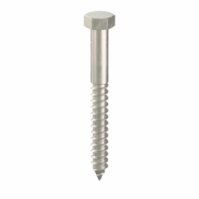 FOREVERBOLT 18-8 Stainless Steel Hex Head Lag Screw - 18-8 Stainless Steel Hex Head Lag Screws