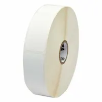 ZEBRA Barcode Printer Labels: 1 in Label Wd, 1 1/2 in Label Ht, White, 1 in Core Dia., Matte (MPN 10023329)