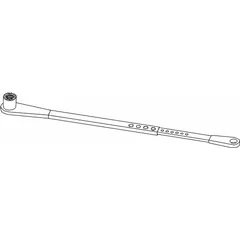 This track-type replacement arm is designed for use with LCN 9130 series door closers. It is constructed of aluminum and controls door closing speed and latching in commercial and industrial facilities.