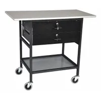 IRSG Work Table: Adj Ht, Laminate, 40 in x 20 in, 200 lb Overall Load Capacity (MPN ERGO-28-1-K4)