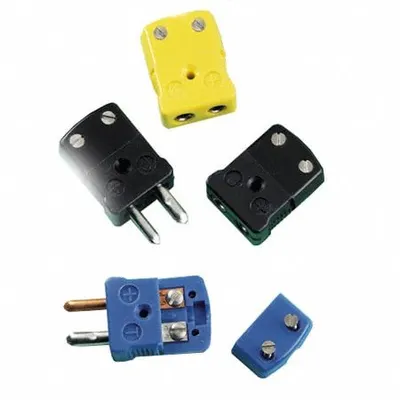 OMEGA Temperature Probe Connectors & Adapters: Plug, For Type T Thermocouple Type - Thermocouple Plugs