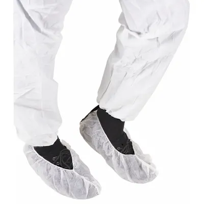 BIOCLEAN Shoe Covers: Polypropylene, ISO 5 (Class 100) and above, Non-Sterile, Elastic - ISO 5 Clean-Processed & Non-Sterile Boot & Shoe Covers