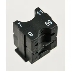 Steel replacement blade for wire strippers used on coax cable. Compatible with models 10G948, 13Z522, UST-100, and UST-500. Restores cutting performance on compatible tools.