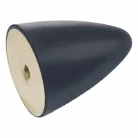 JW WINCO Vibration-Isolating Mount: Conical, Natural Rubber, Female x Non-Threaded Style (MPN 353.2-51-57-3/8-55)