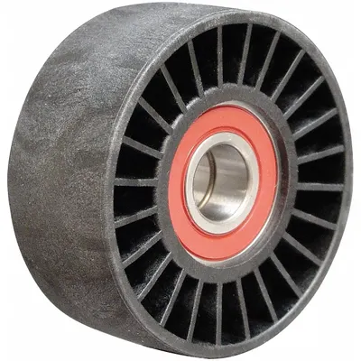DAYCO Idler Pulley: Idler Pulley, 89005, Serpentine, Flat, Flangeless Flange - Flat Idler Pulleys for Vehicles