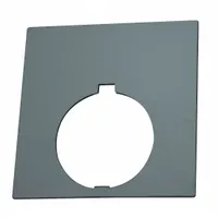 Legend Plate: 30 mm Panel Mounting Size, Rectangular, 1 in Overall Ht x 1 1/2 in Overall Wd (MPN HT8LP76)