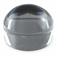 CORTECH ID Magnifier: Clear, 2 1/2 in Lg, 3 in Ht, 2 1/2 in Dp, Magnifying Fingerprint Patterns (MPN 5-4500)