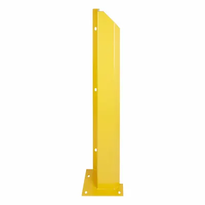 IDEAL WAREHOUSE INNOVATIONS Door Track Guard: Steel, L Shape, 48 in Overall Lg, 0.2 in Overall Thick - Door Track Guards
