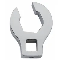 PROTO Crowfoot Socket Wrench: Alloy Steel, Chrome, 3/8 in Drive Size, 7/16 in Head Size, 6 Points (MPN J4914HFL)