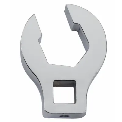 PROTO Crowfoot Socket Wrench: Alloy Steel, Chrome, 3/8 in Drive Size, 7/16 in Head Size - SAE Flare Nut Crowfoot Wrenches