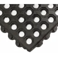 Interlocking Drainage Mat Tile: Interlocking Drainage Mat Tile, 3 ft x 3 ft, WEARWELL 24/Seven® (MPN 572)