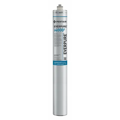 PENTAIR/EVERPURE Quick-Connect Water Filter: 0.5 micron, 1.7 gpm - Quick-Connect Ice Machine & Refrigerator Water Filters