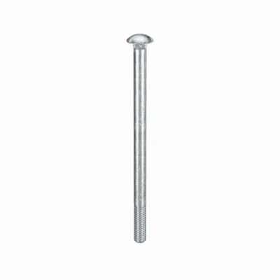 USA INDUSTRIALS Carriage Bolt: Square Neck, 3/8"-16 Thread Size, 6 1/2 in lg, Steel, Grade 2 - Grade 2 Steel Square Neck Carriage Bolts