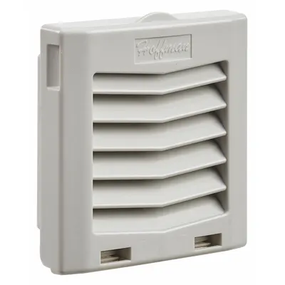 HOFFMAN Exhaust Grill and Filter: For Easy Filter Repl, Plastic - Electrical Enclosure Accessories & Replacement Parts