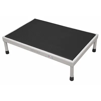 COTTERMAN Work Platform: 8 in Platform Ht - Max, 19 in Platform Wd, 36 in Platform Dp - Cushioned Adjustable-Height Single-Step Platforms