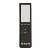 MAXLITE Digital Wall Switch: 11 Buttons, Battery, c- Max EasyRF, Black, RF-REMOTE