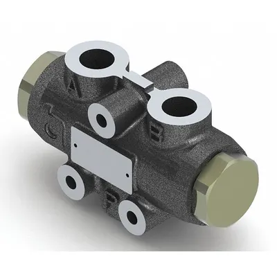 BUCHER HYDRAULICS Hydraulic Flow Divider: 3/4 in SAE O-Ring Boss, 9.8 gpm to 19.8 gpm - Spool-Type Flow Dividers