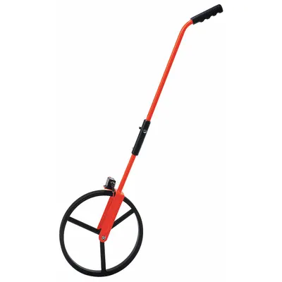 ROLATAPE Measuring Wheel: 100,000 ft Range, Adj Handle Handle, Spoked Single Wheel - Mechanical Outdoor Measuring Wheels