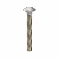 Carriage Bolt: Square Neck, 5/16"-18 Thread Size, 2 1/2 in lg, Stainless Steel, 316, Plain, 5 PK (MPN ZBOLT-5007)