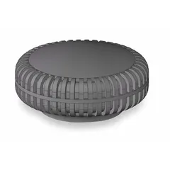 Knurled knob with threaded hole for manual adjustment and clamping on industrial machinery, jigs, and fixtures. Features a plastic body with steel thread, 1 in diameter, and 1/4"-20 thread size.