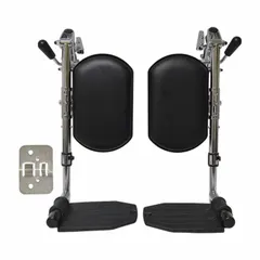 This vinyl leg rest pad is a replacement component for wheelchairs. It is compatible with Invacare brand wheelchairs and provides comfortable leg support. The pad is made of vinyl material.
