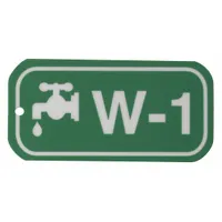 BRADY Lockout Tag: None/ No Header, W-1, Polystyrene, English, Plastic (MPN 105644)