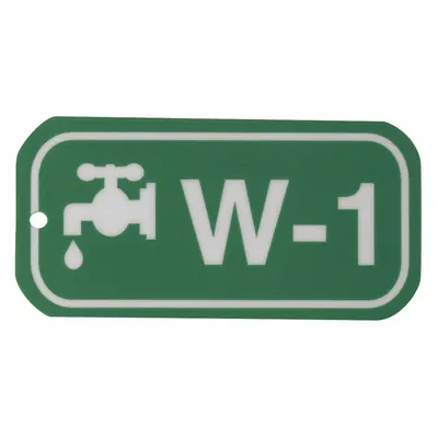 BRADY Lockout Tag: None/ No Header, W-1, Polystyrene, English, Plastic (MPN 105644) - Safety