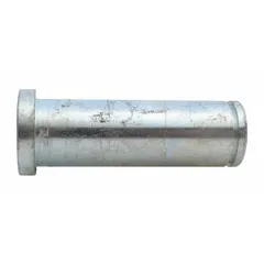 This steel pin is a direct replacement part for Dayton pallet jacks, compatible with models 2ZE58, 2ZE59, and 2ZE63. It is used in material handling equipment to restore proper function in warehouses and industrial facilities.