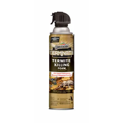 SPECTRACIDE Termite Killing Foam: For Use On Crawling Insects, Aerosol Spray Can - Insecticides for Crawling Insects