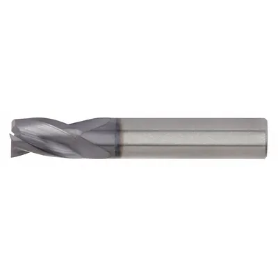 WIDIA HANITA Square End Mill: Carbide, TiAlN Coated, 3 Flute, 1" Mill Dia, 2-1/4" LOC - General Purpose Carbide Square End Mills