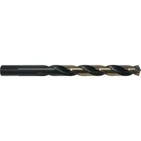 CLE-LINE Jobber Length Drill Bit: #32, 135° Split Point, Black & Gold HSS, 3-Flats Shank (MPN C18085)