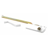 PRIME-LINE Window Operator: Crank, Handle Included, Left-Hand, Surface, White, 3 in Base Lg (MPN TH 23022)