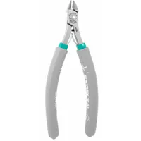 Hard Wire Cutters: Flush, Angled, 4 3/4 in Overall Lg, Std Cushion Grip, Less than 6 in (MPN C7145X)